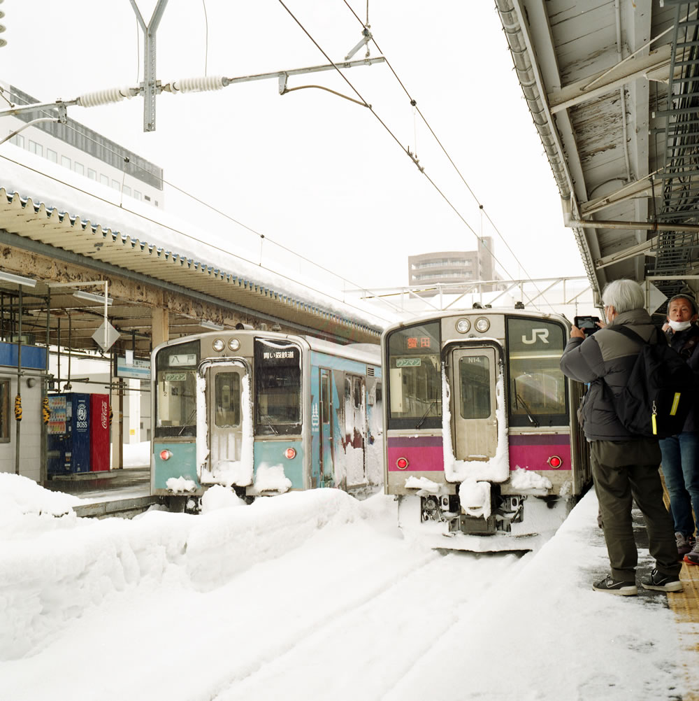 青森は凄い雪だ｜ROLLEIFLEX 3.5F + KODAK GOLD 200