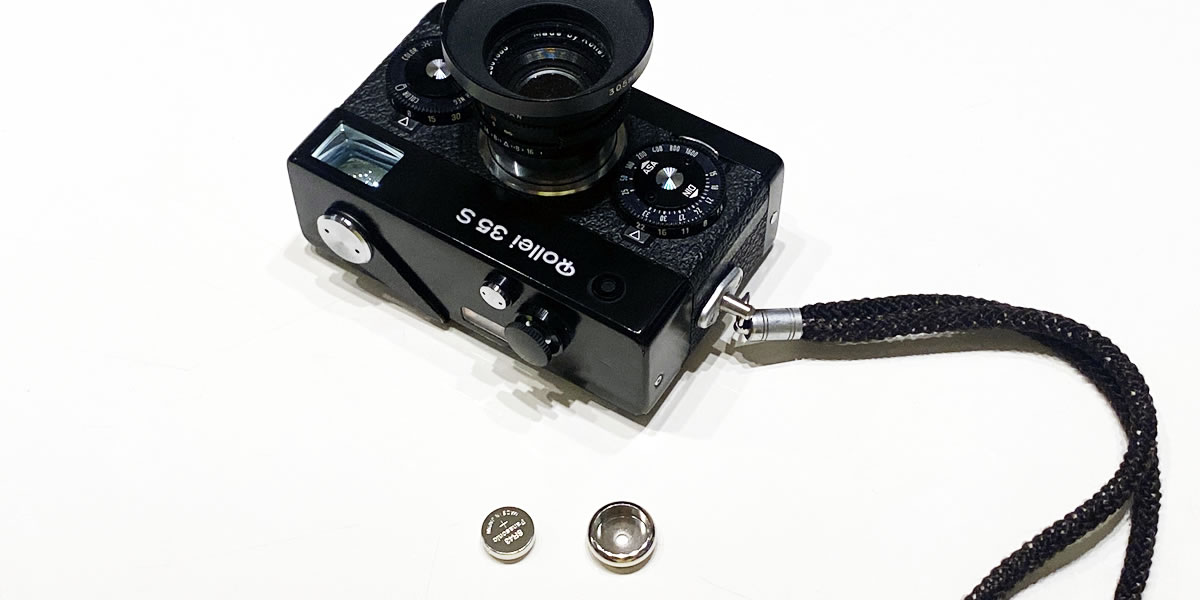 ローライ35Sの露出計の電池を交換しました