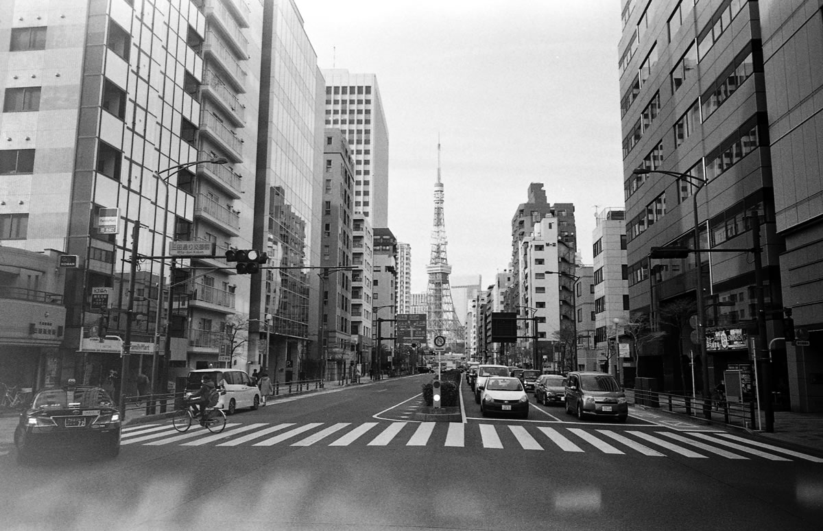 東京タワーも見えます｜Leica M3 + SUMMARON-M f5.6/28mm + ILFORD HP5 PLUS