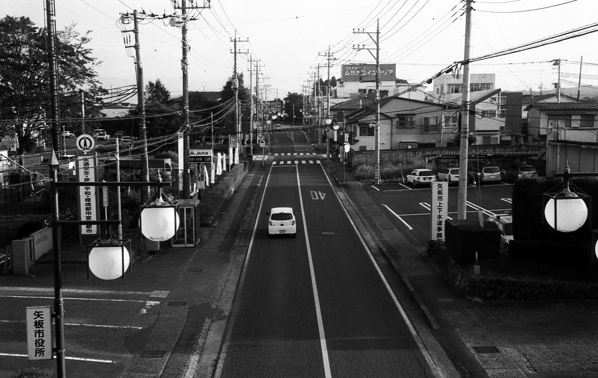 矢板に到着｜Rollei 35S + MARIX 400