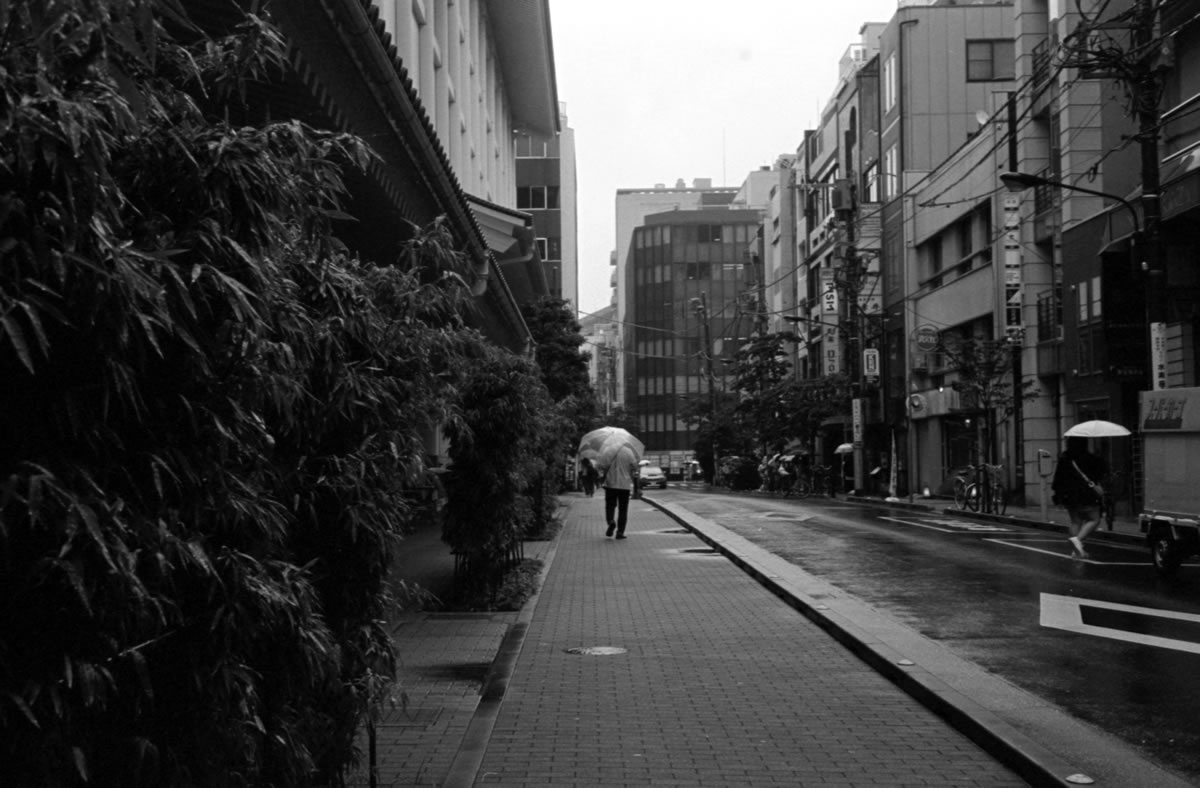 雨降る銀座へ｜Rollei 35S + Fomapan 400 Action