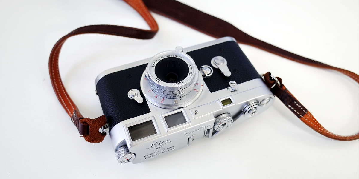 Leica M3にSUMMARON-M f5.6/28mmを付けてみた