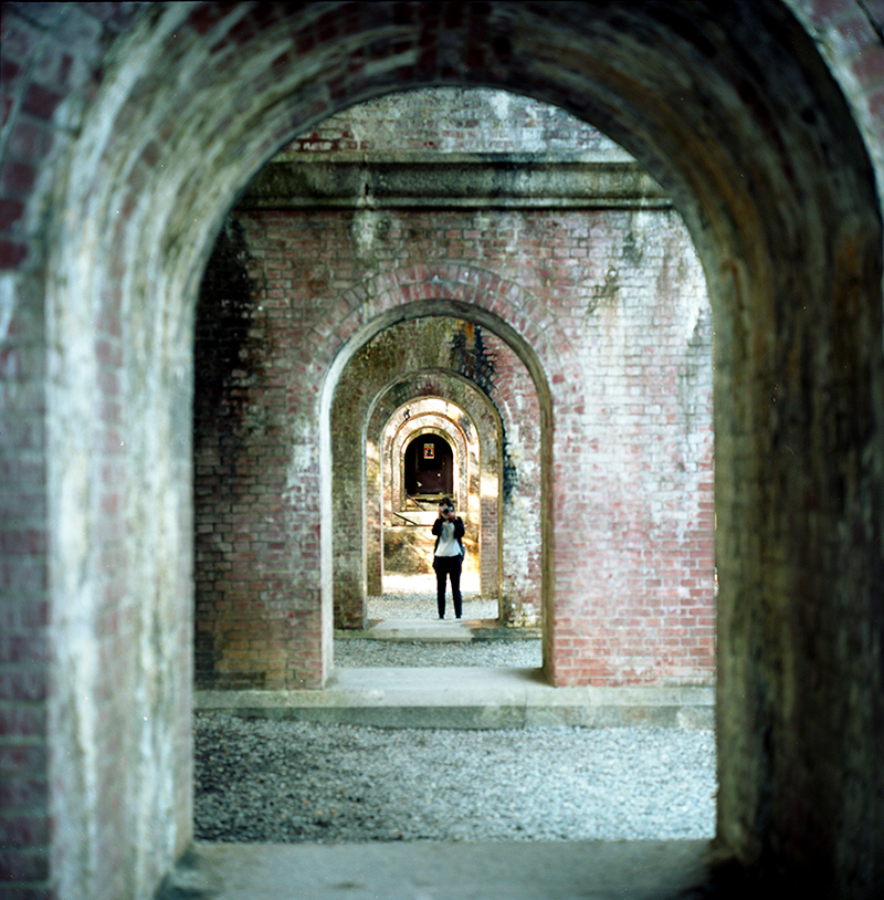 南禅寺の水路閣｜ROLLEIFLEX 2.8F + KODAK PORTRA 160