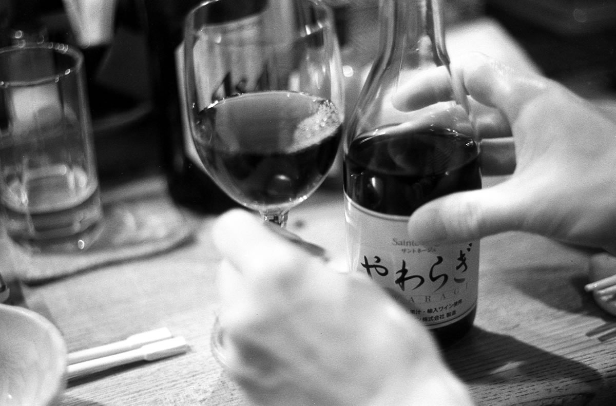 「みやま」のワインは・・・まぁ日本のワイン(;^_^A｜Leica M3 + DR Summicron 1:2/50mm + Marix 400