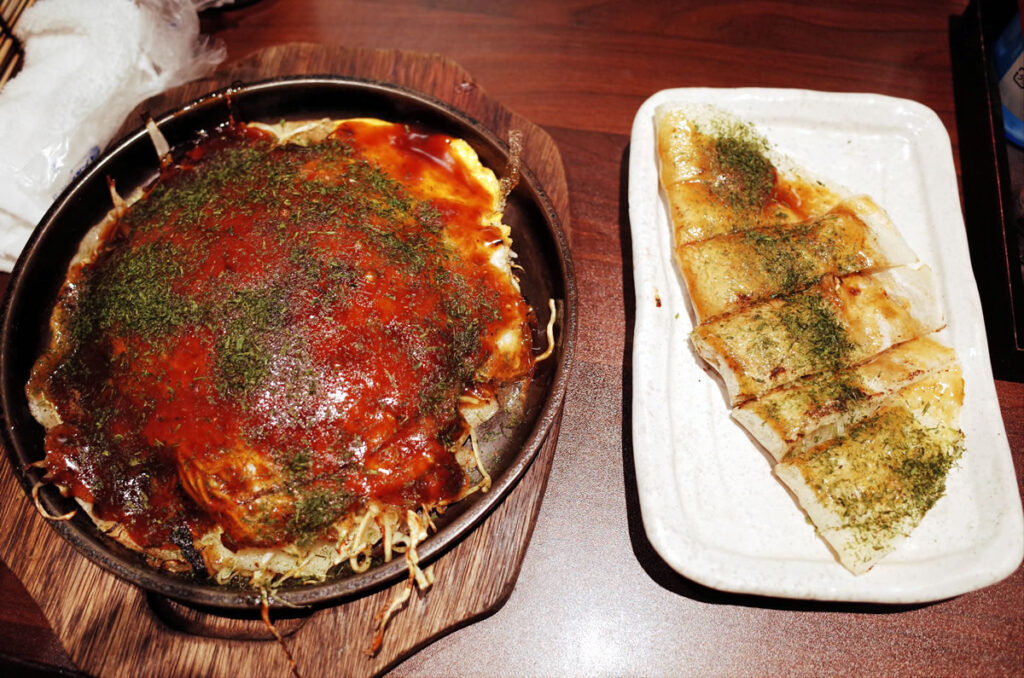 これがもみじ屋のお好み焼きだ!