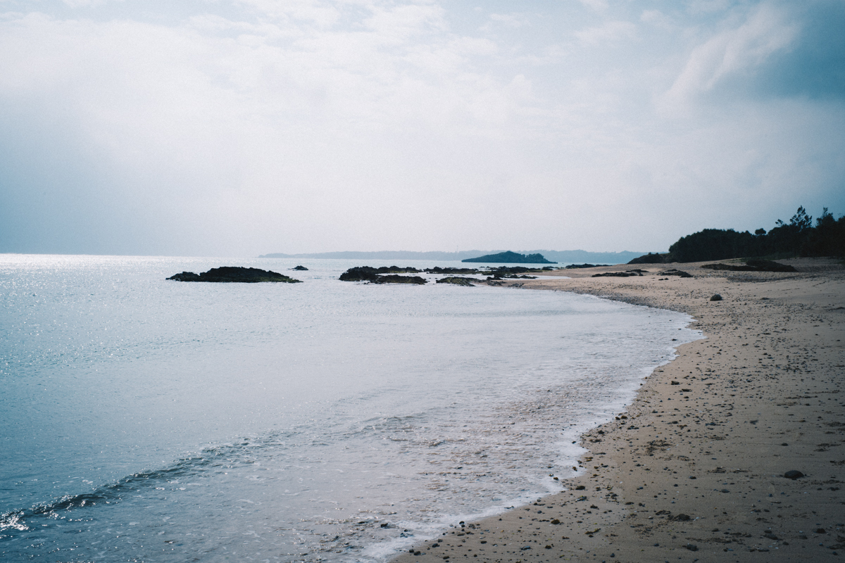 シーグラスビーチの眺め｜Leica M10 + Summilux 35mm f1.4