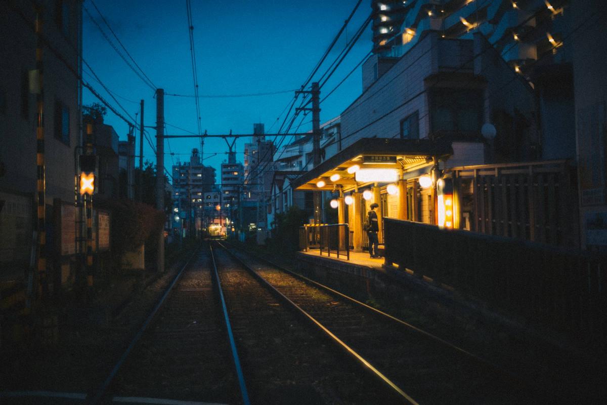 都電荒川線の駅｜Leica M10 + Summilux 35mm f1.4