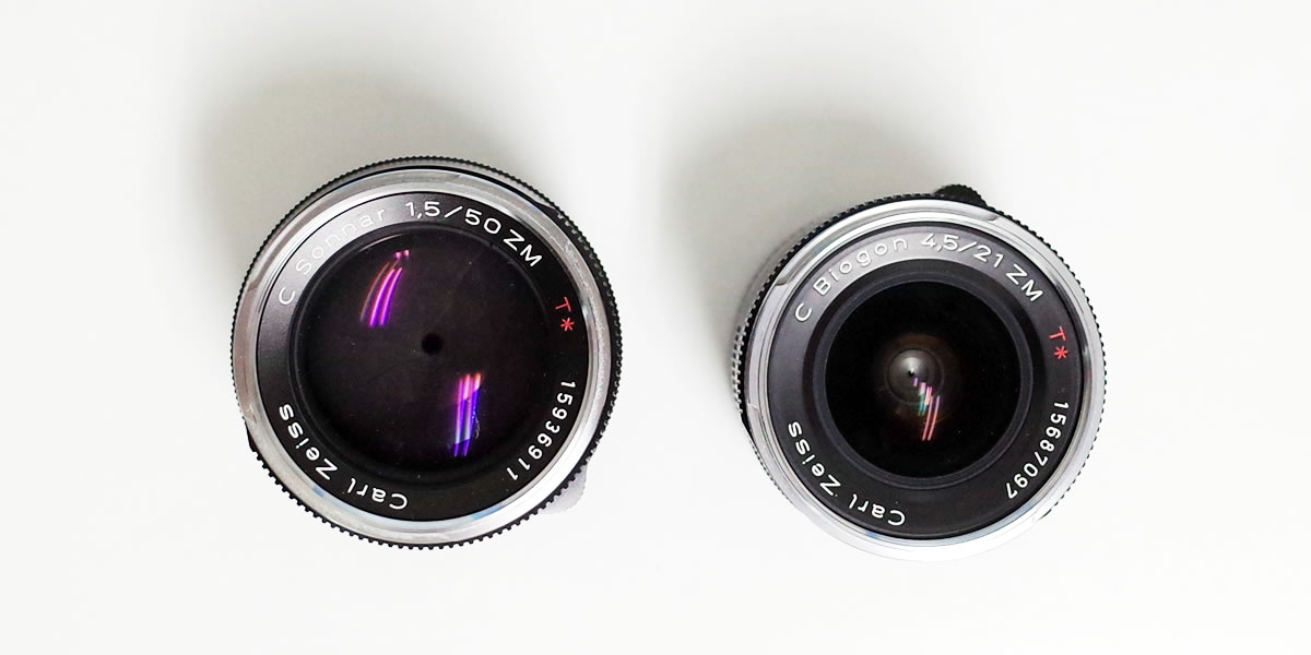 【完動・美品】Carl Zeiss C Biogon T* 4.5/21 ZM