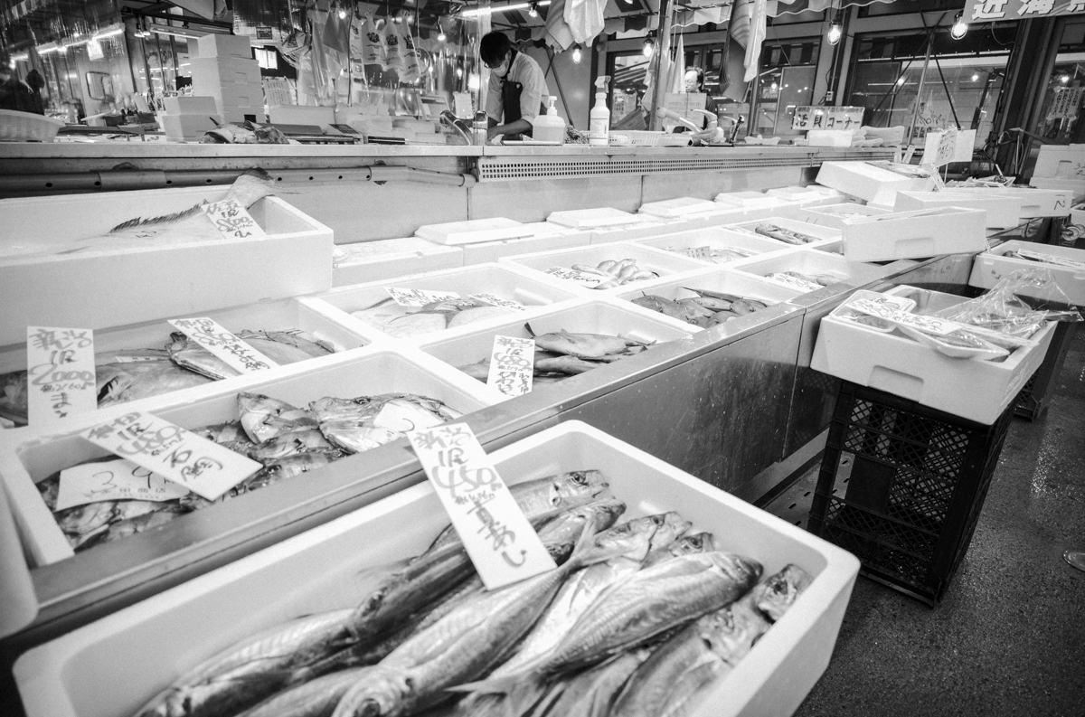 日本海の海の幸に沸き立ちます｜Leica M10 Monochrom + C Biogon T* 4.5/21 ZM